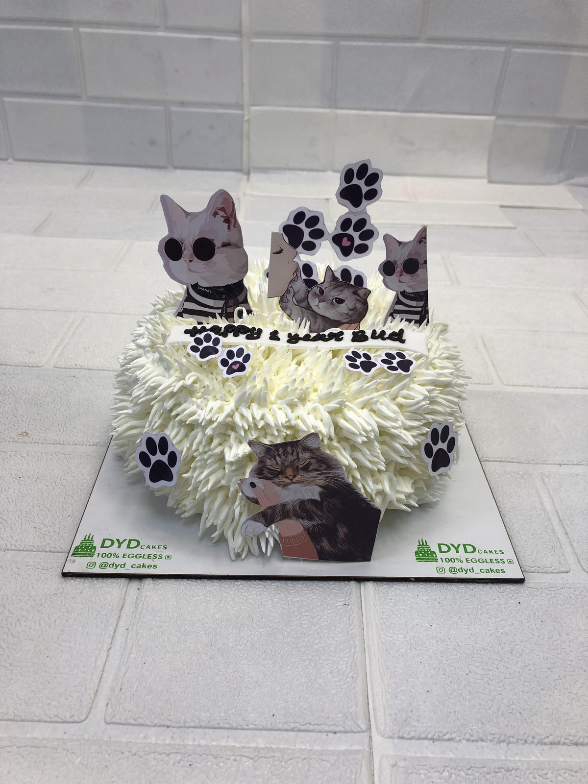 Cat Theme Cake