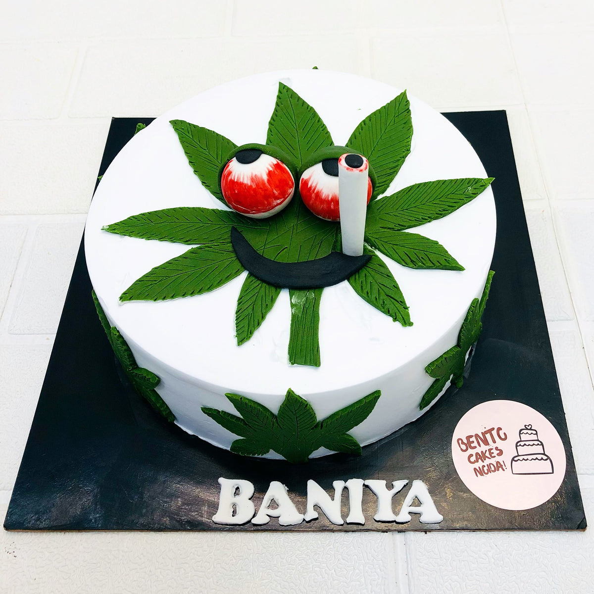 Weed Leaf Cake