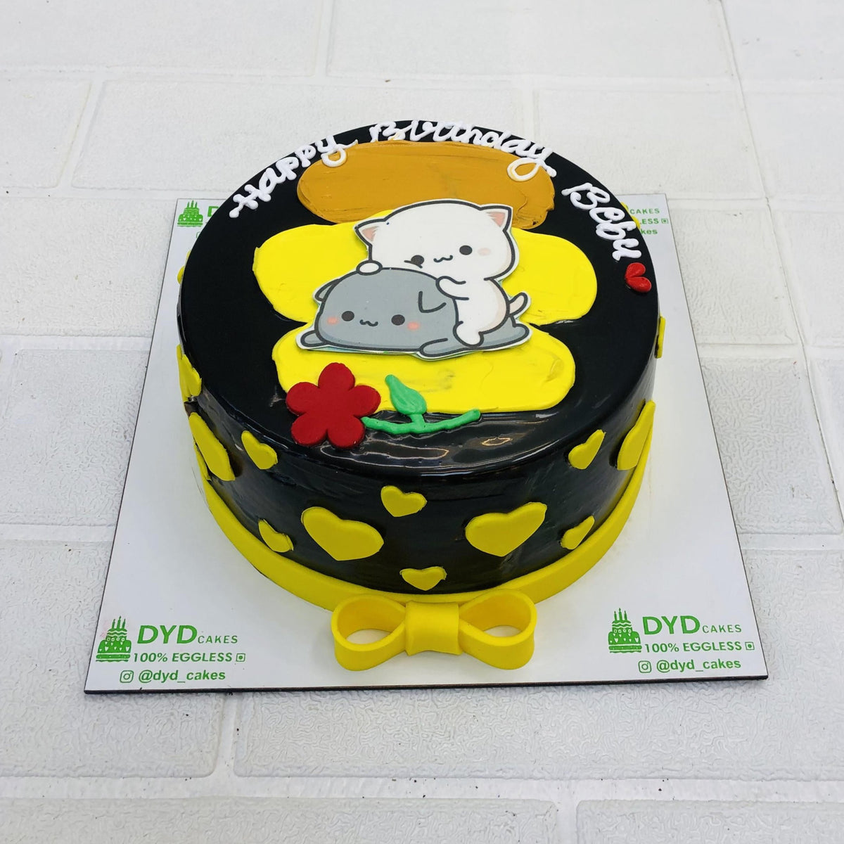 Bubu Dudu Black Yellow Cake