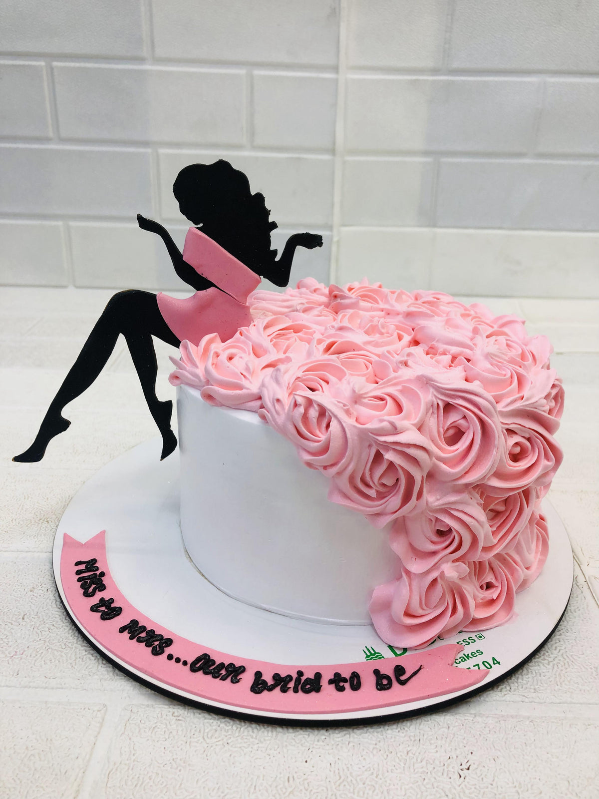 Pink Rose Cake