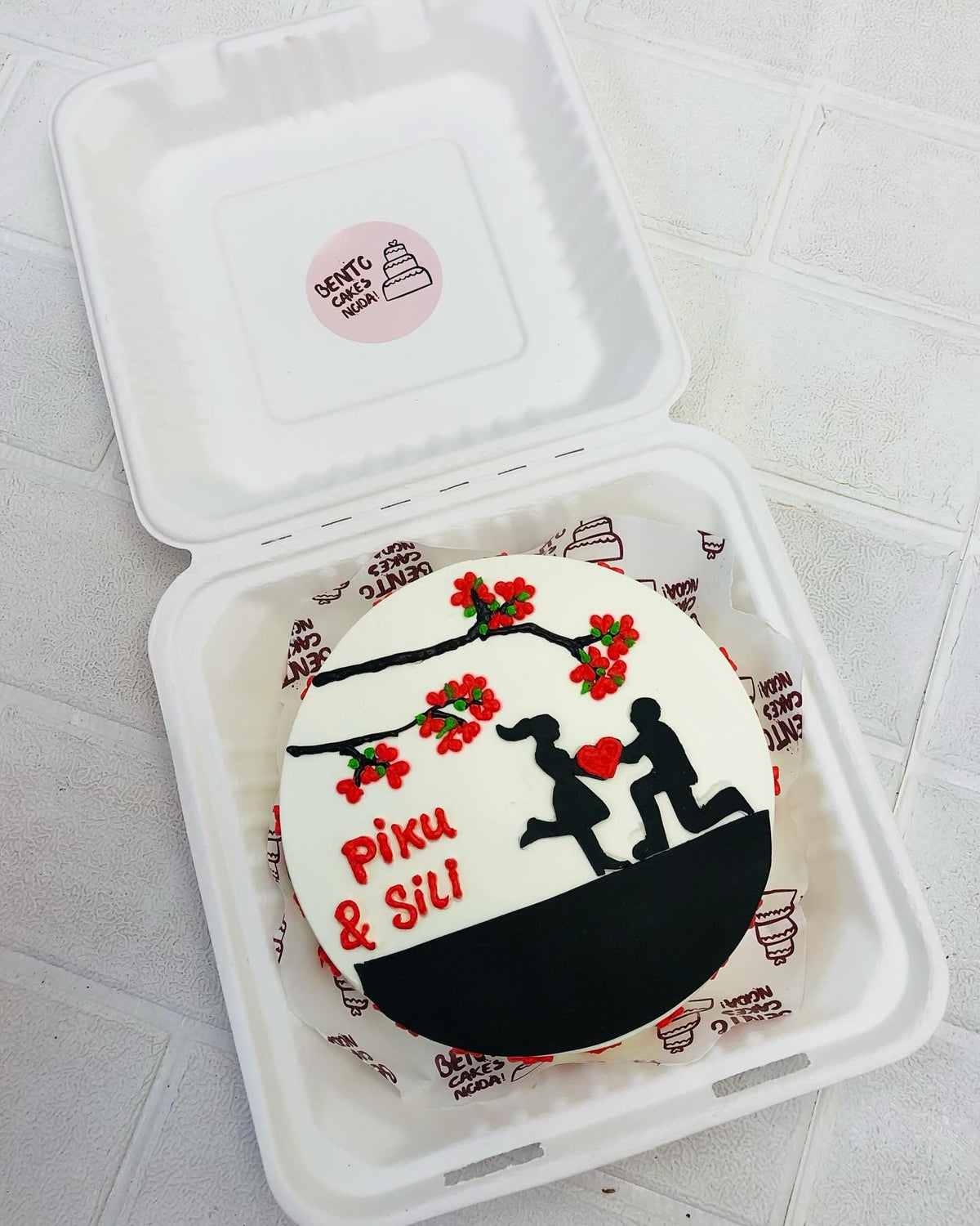 Picture Of Love Bento Cake