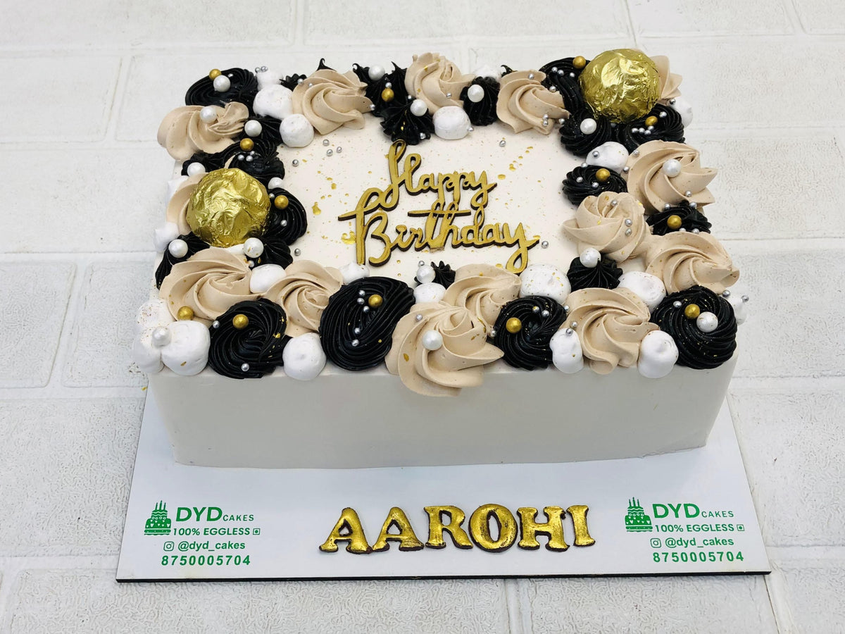 White Forest Black Cream Cake