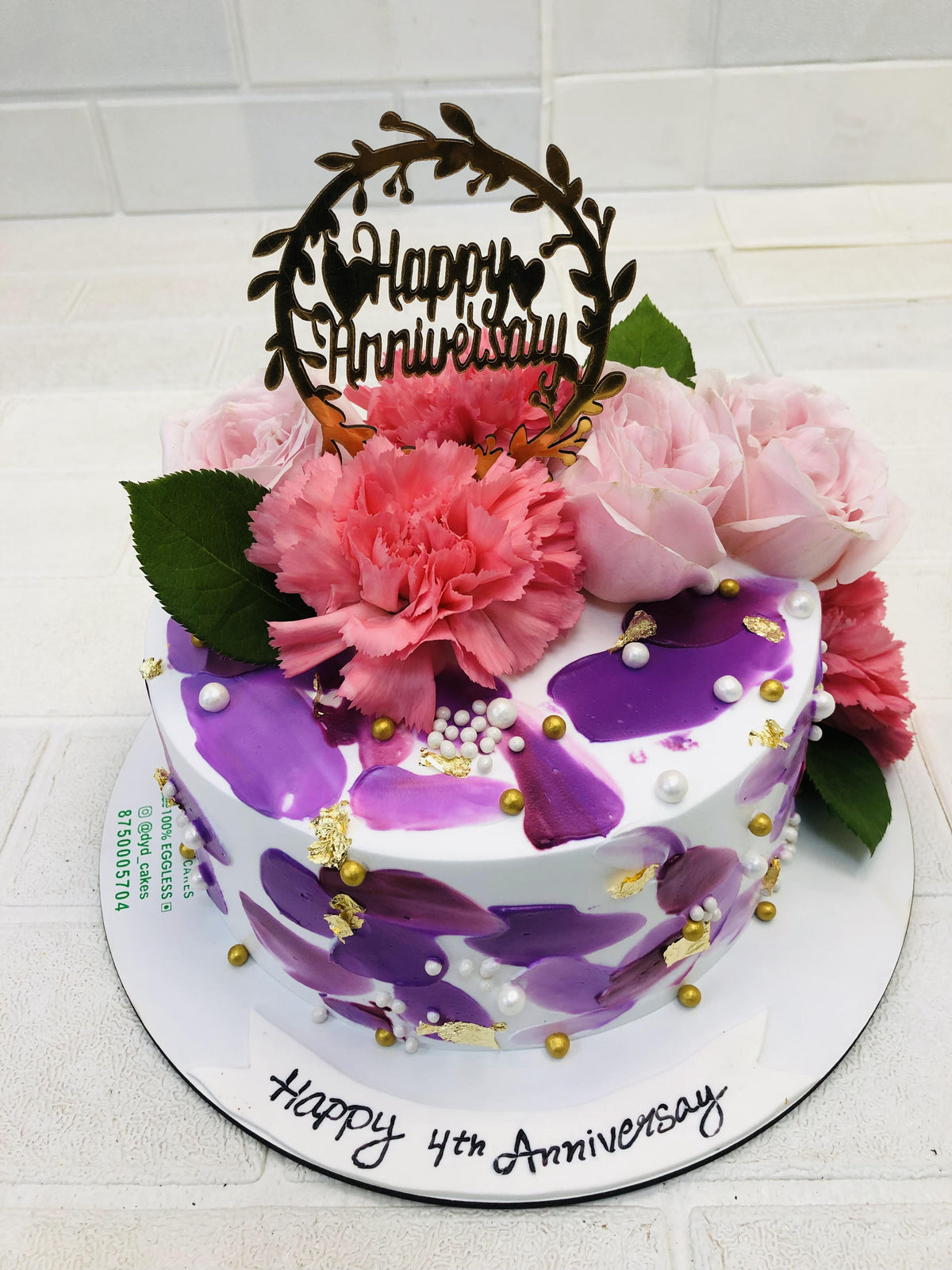 Sugar Heaven Anniversary Cake