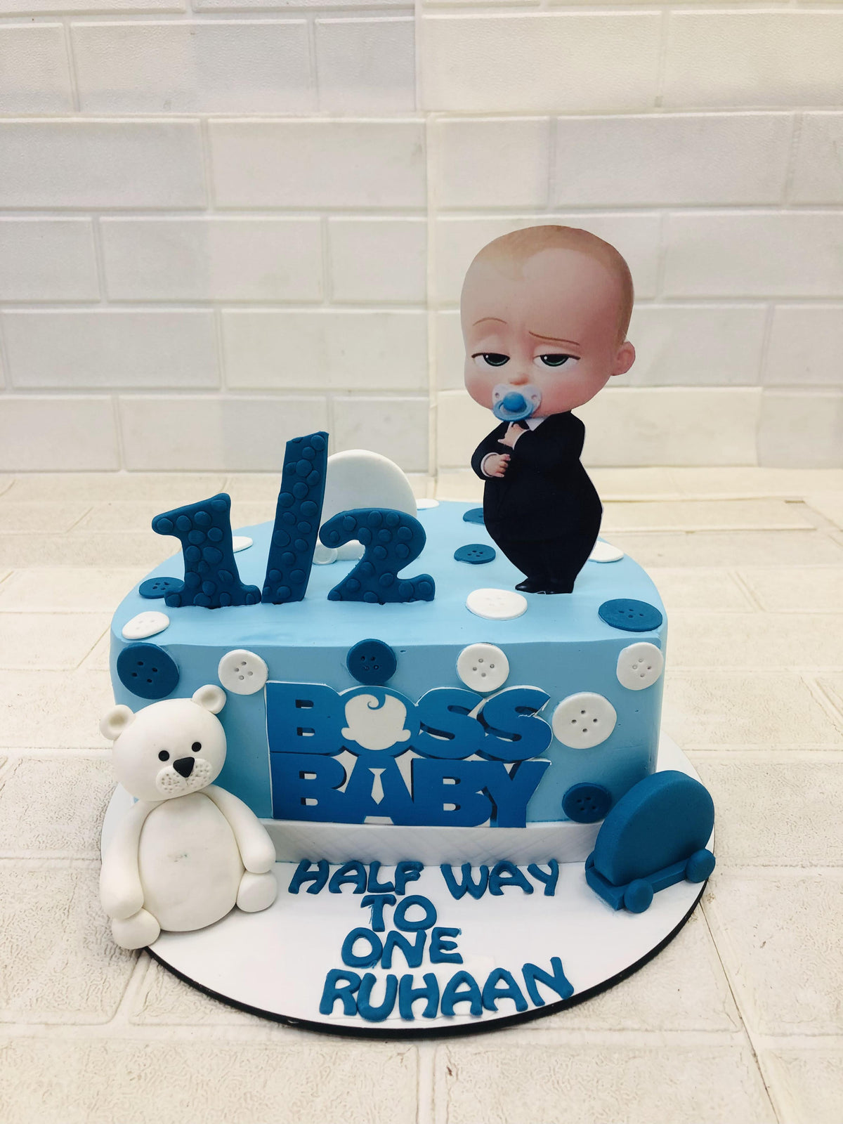 Boss Baby Kids Cake