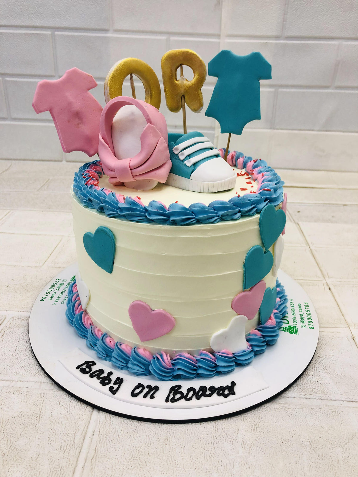 Baby Shower Theme Cake 3