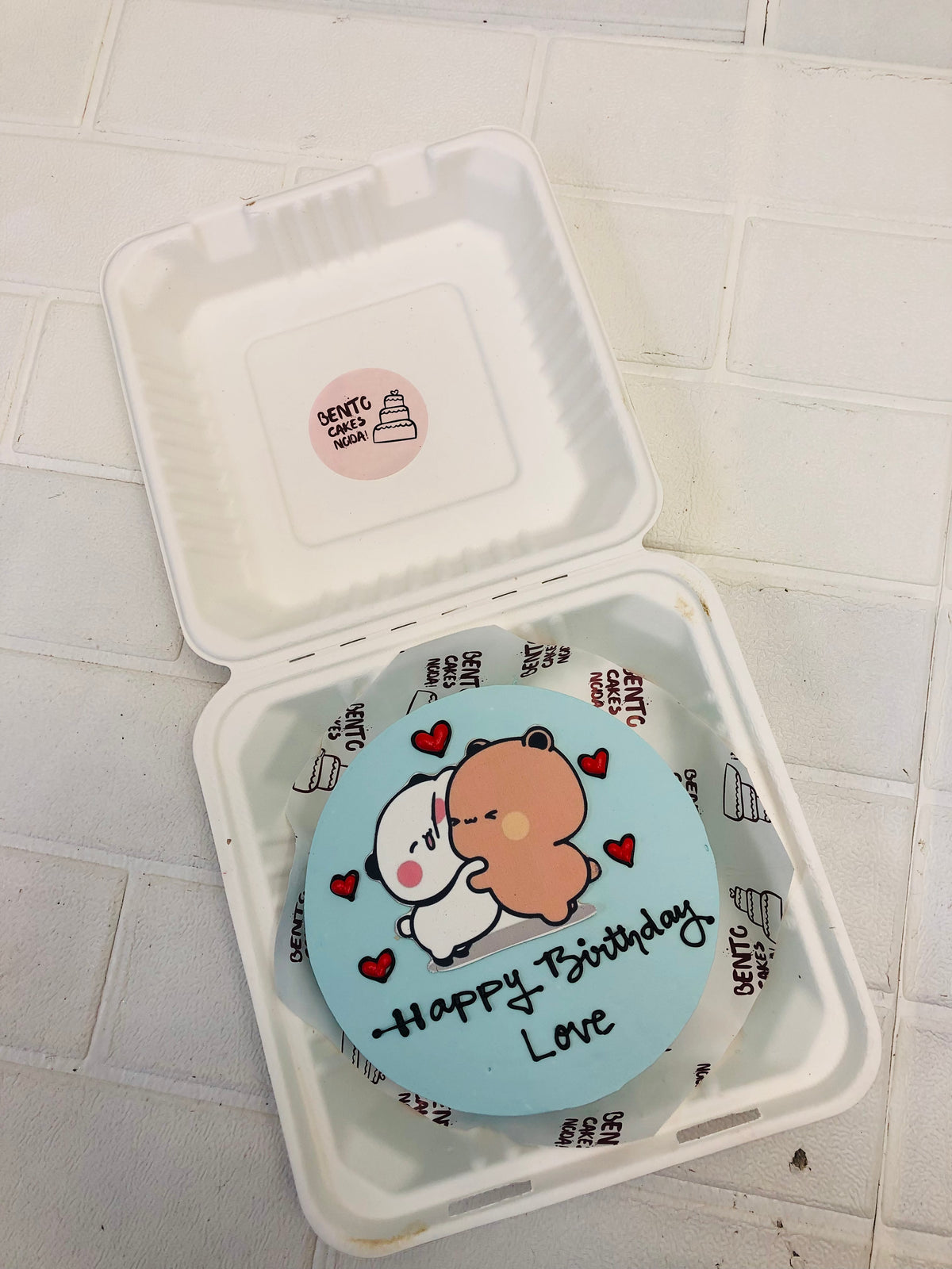 Bubu Dudu Love Bento Cake