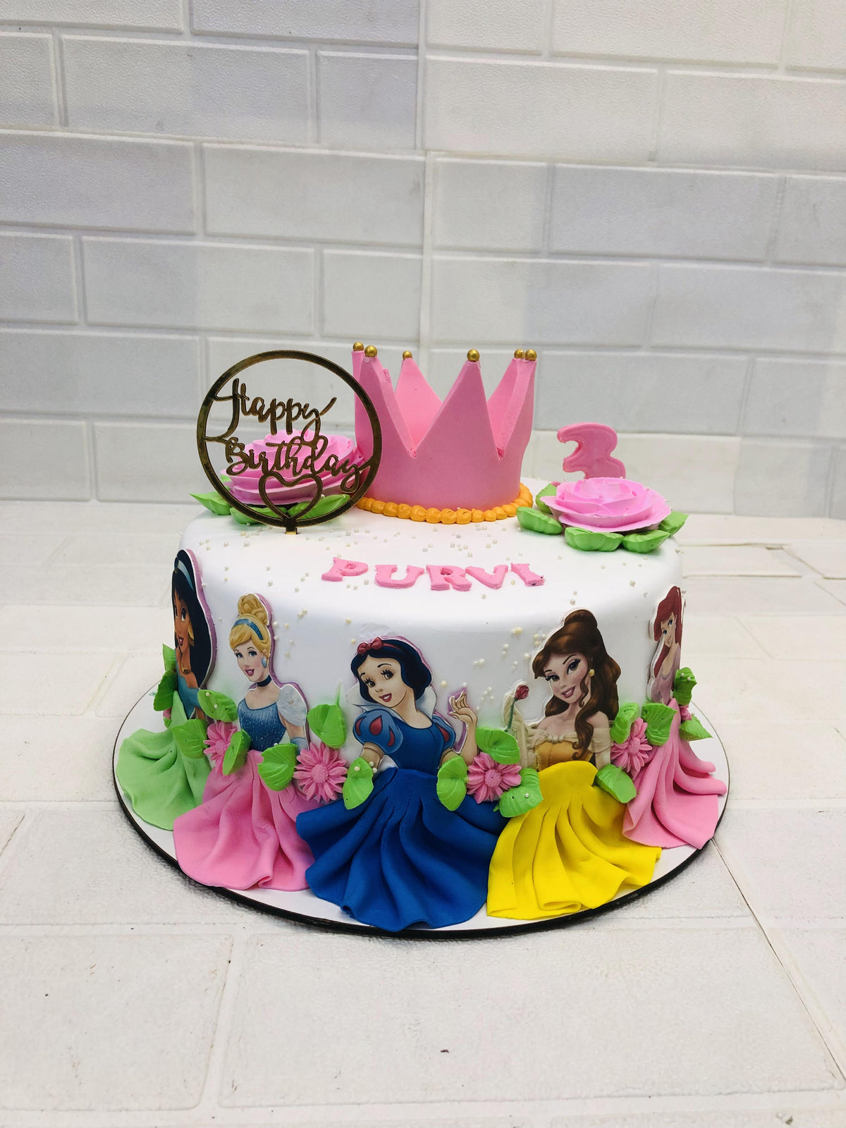 Disney Princess Theme Cake