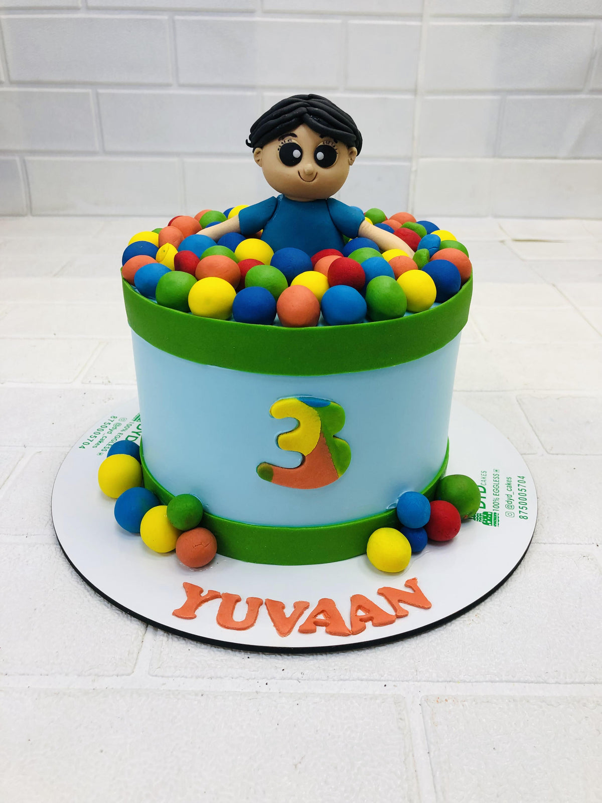 Colorful Balls Cake