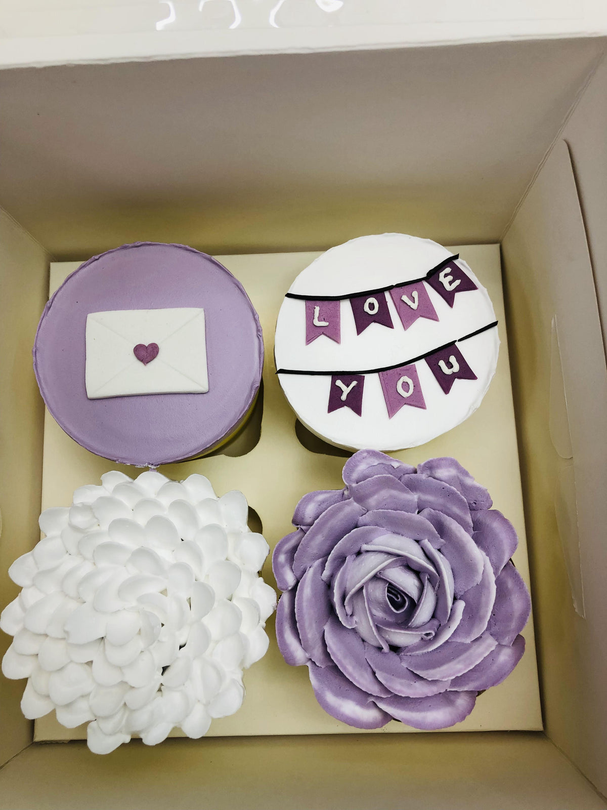 Beautiful Purple Cupcake