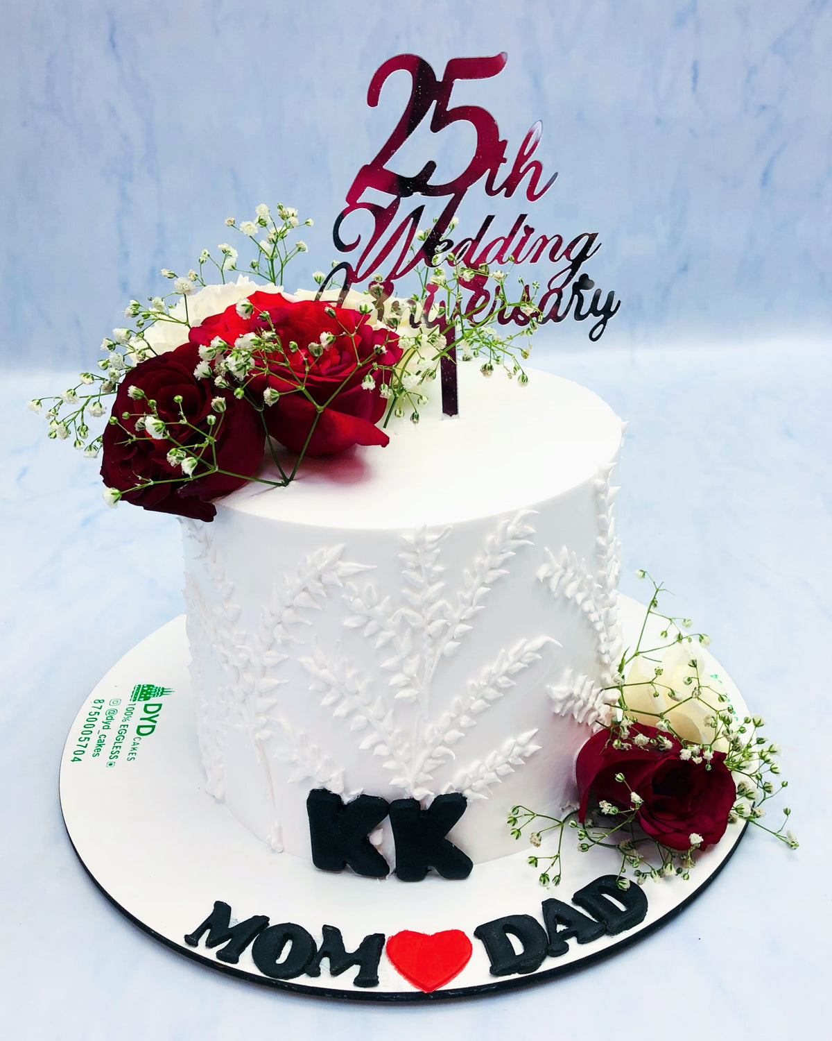 Rose Flower Basic Cake