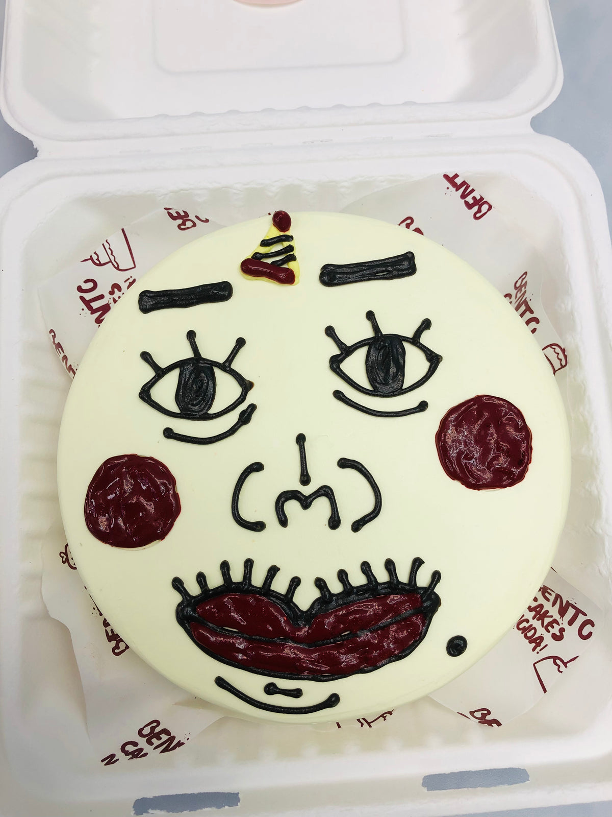 Horror Lady Theme Bento Cake