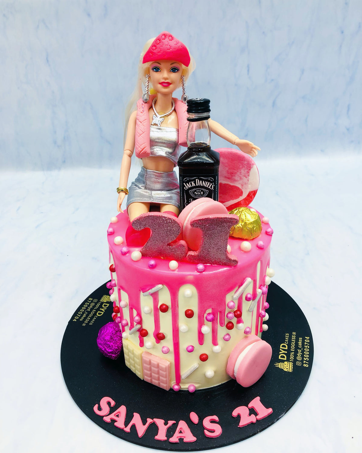 Drunk Barbie Pink Cake