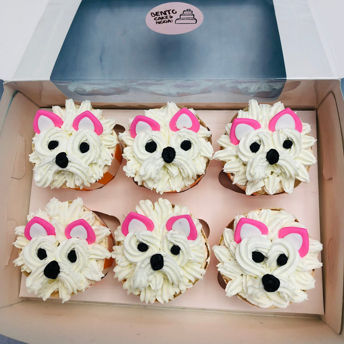 Puppy Theme Cupcakes Set