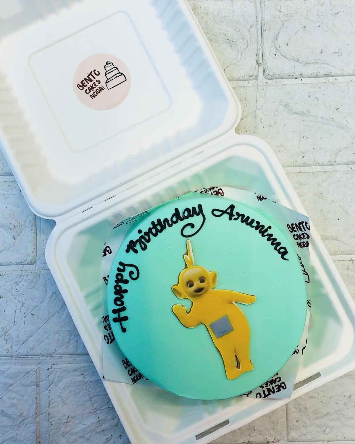 Baby Monkey Theme Bento Cake