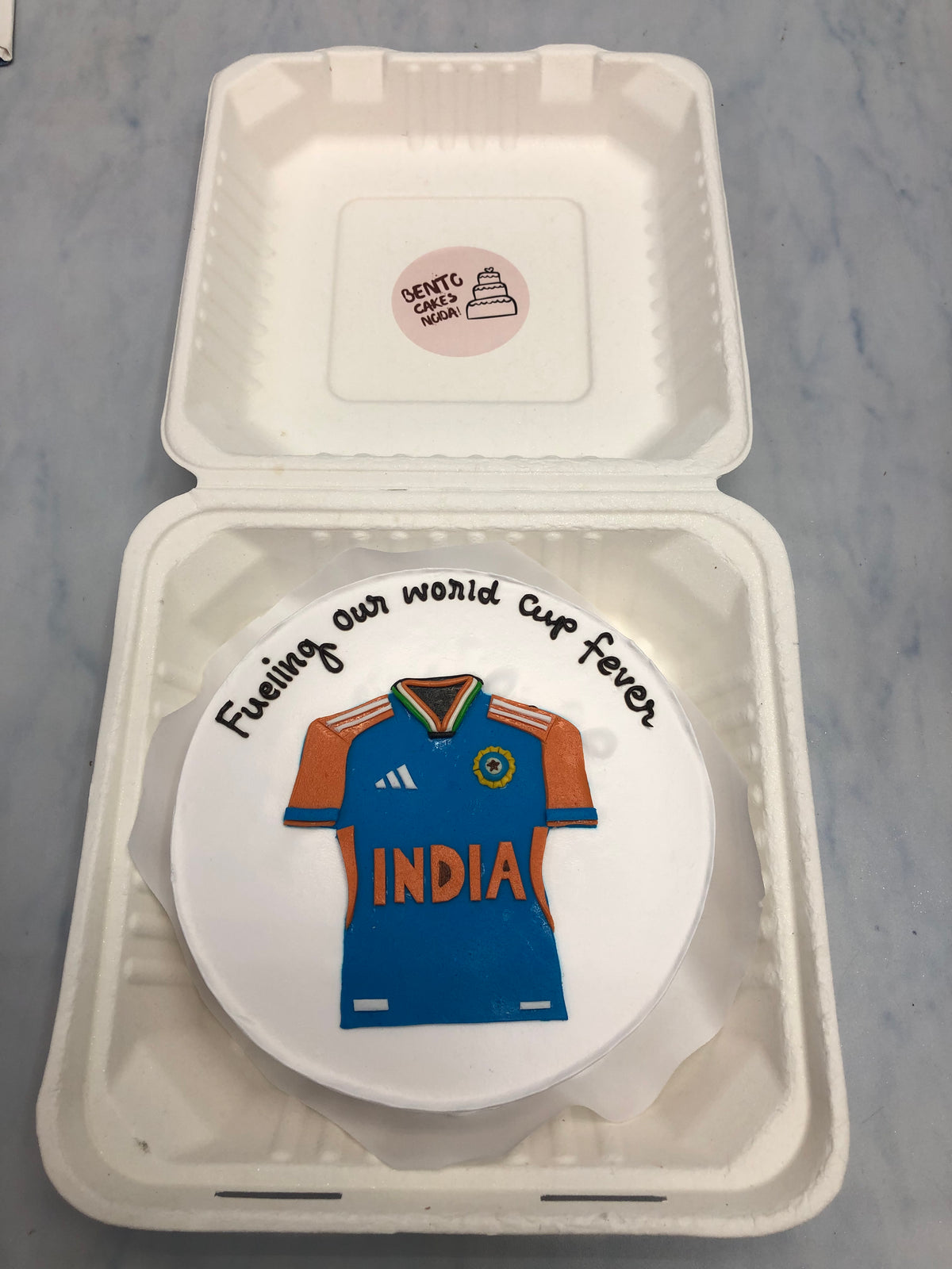 Indian Cricket Dress Theme Bento Cake