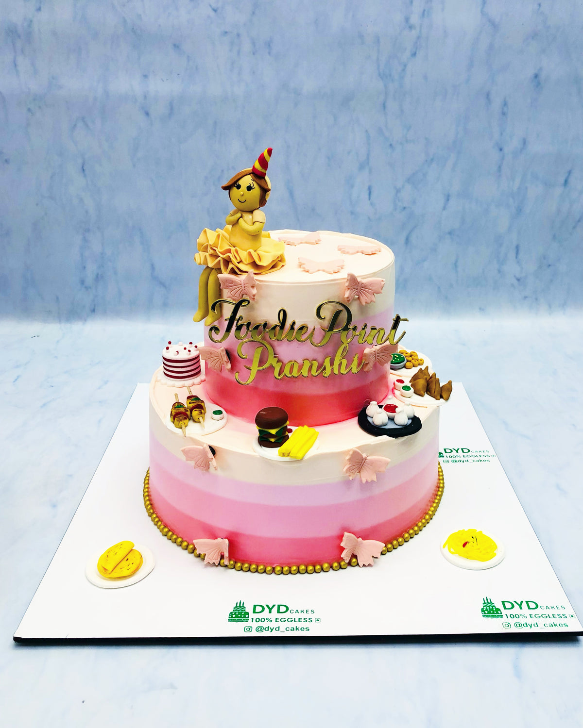 Foodie Point Theme Cake