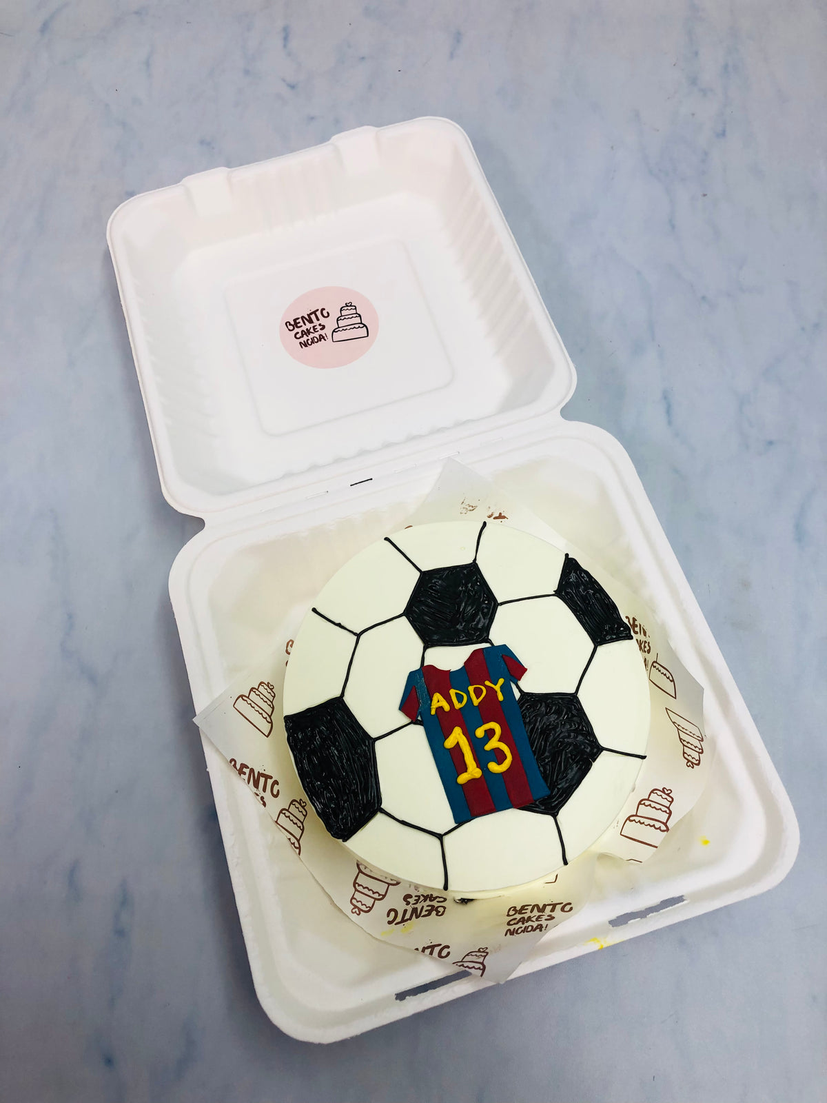 Football Theme Bento Cake