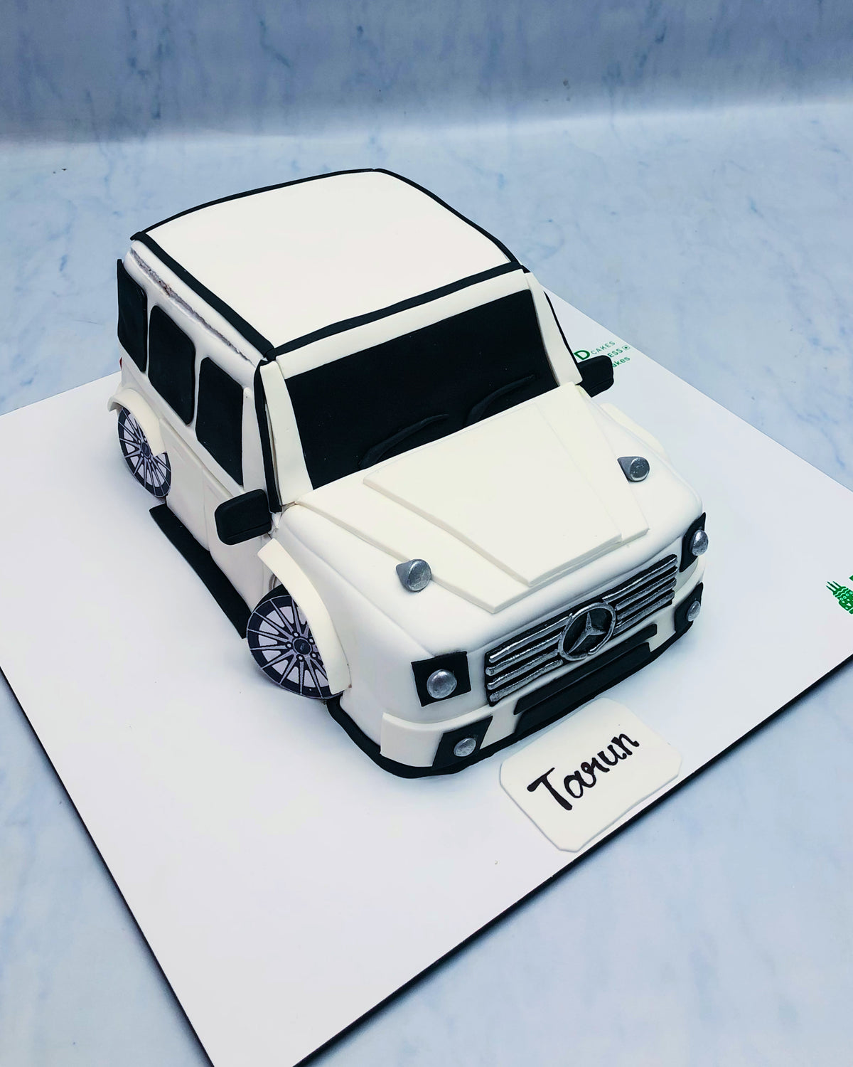 Mercedes Car Theme Cake