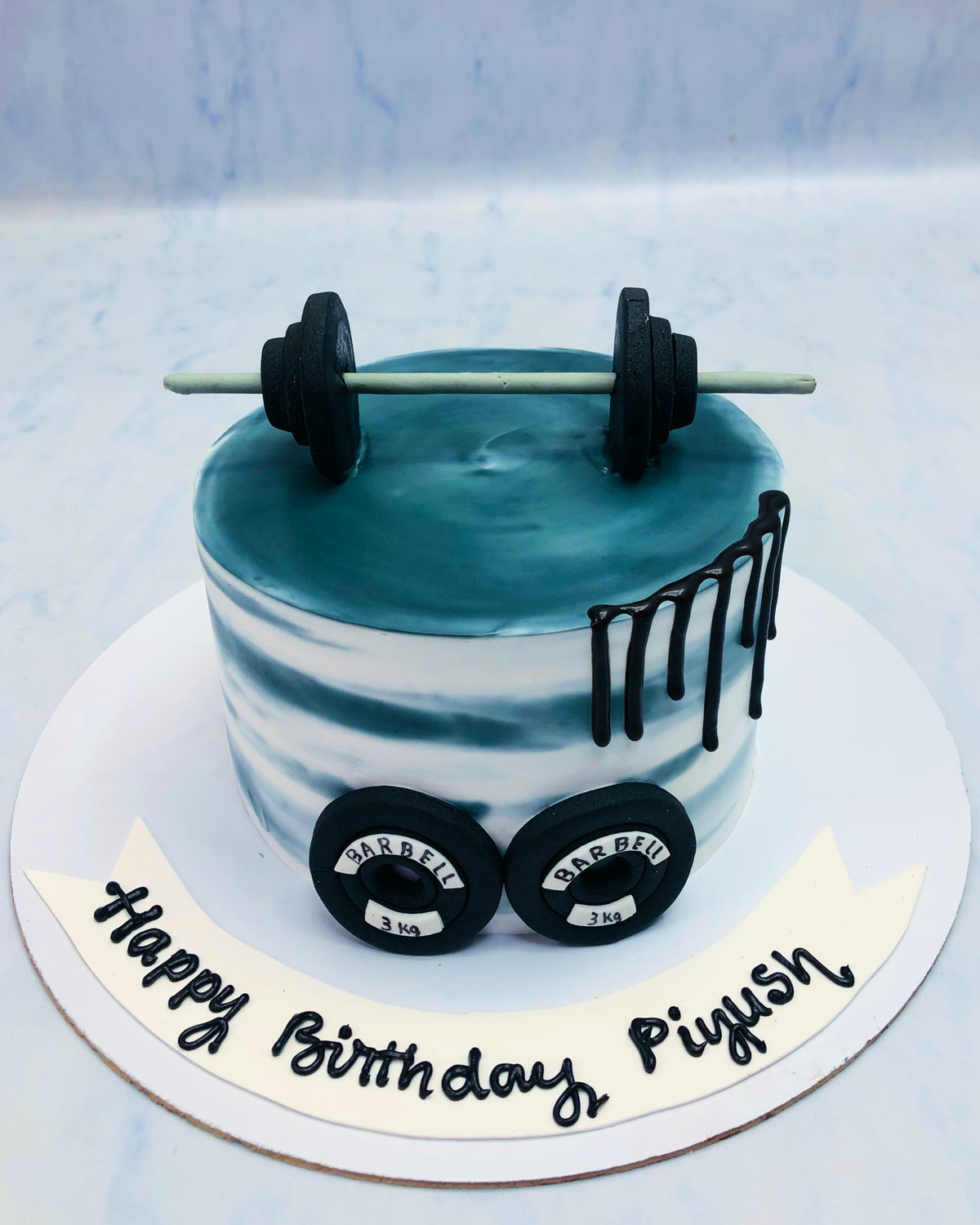 Gym Boy Theme Cake