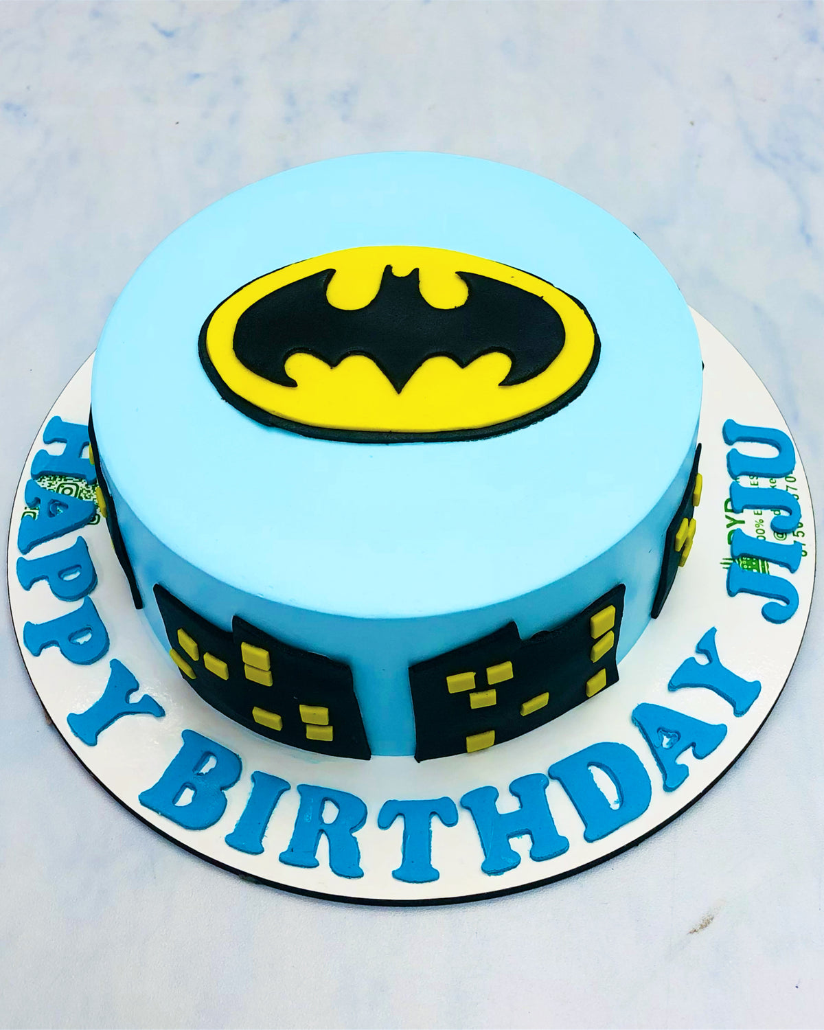 Batman Blue Cake