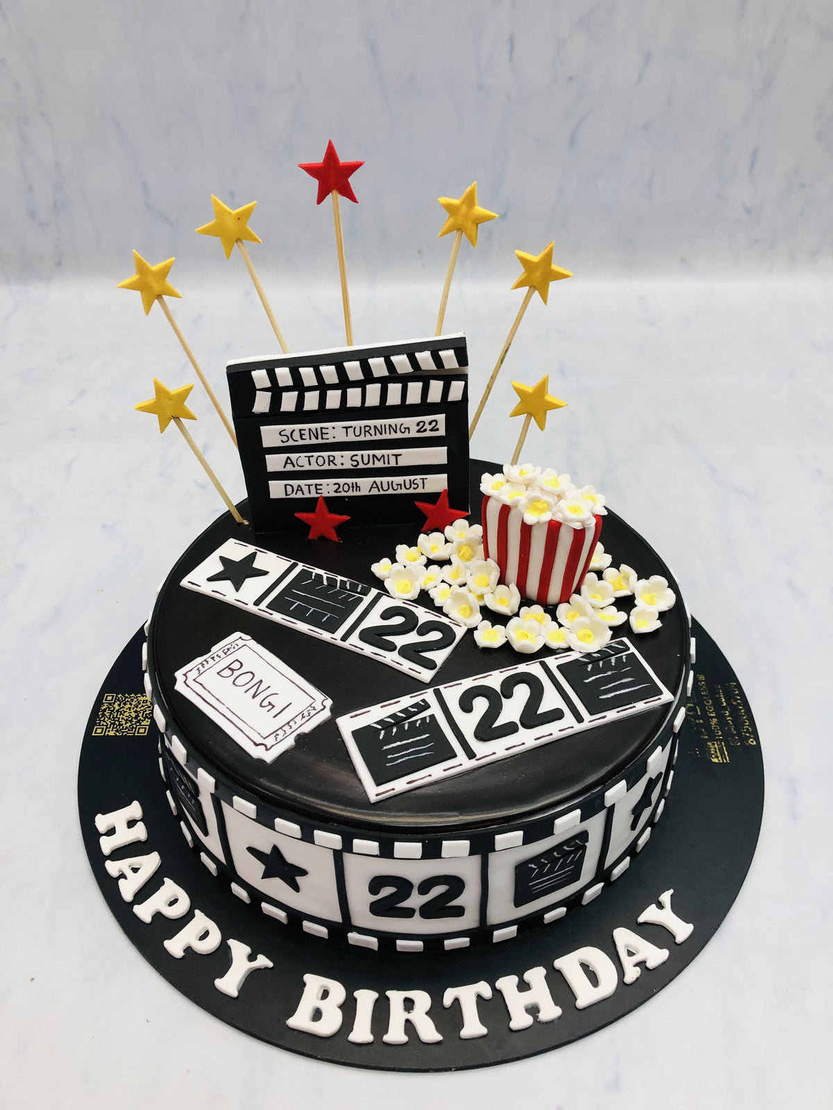 Movie Theater Theme Cake