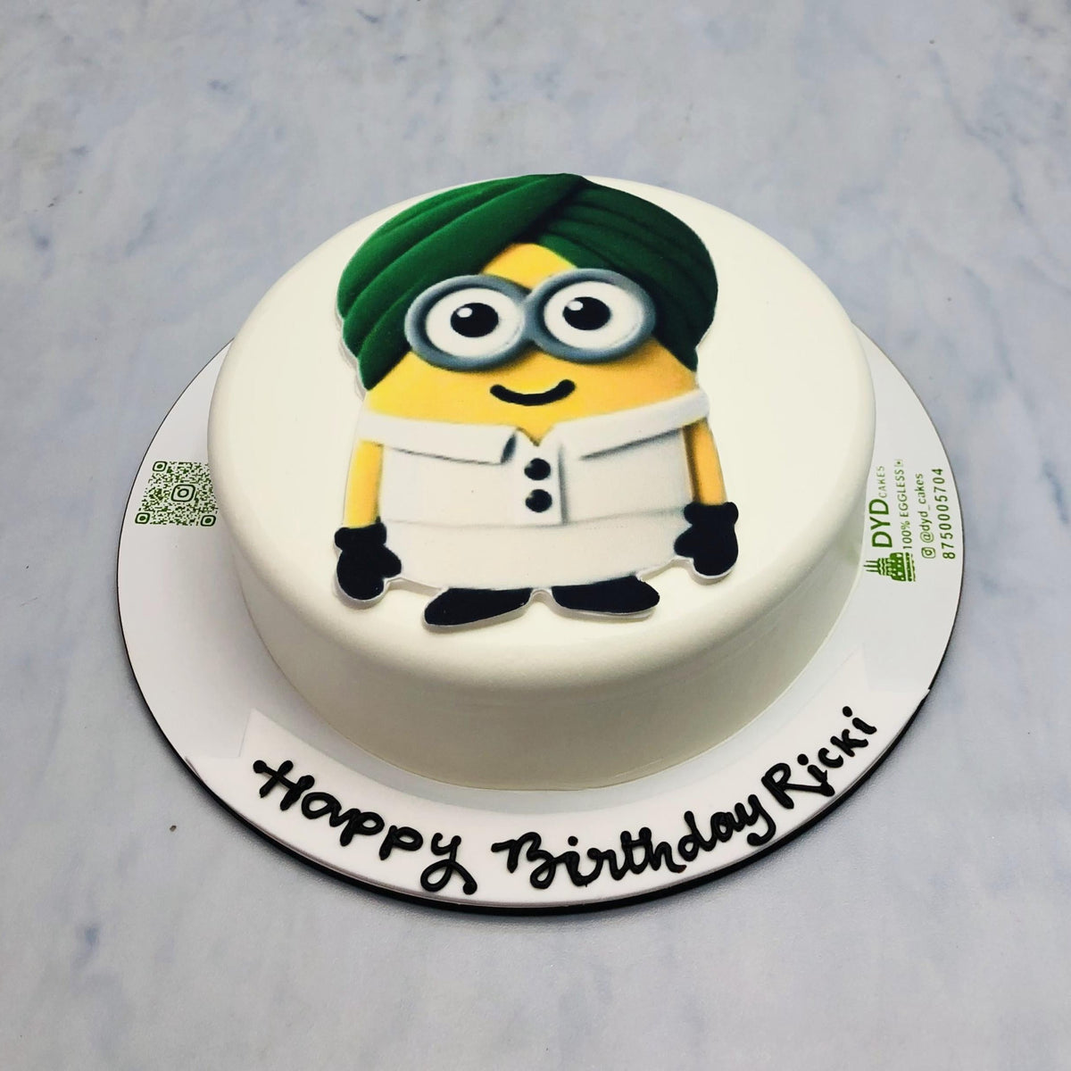 Awesome Minion Kids Birthday Cake