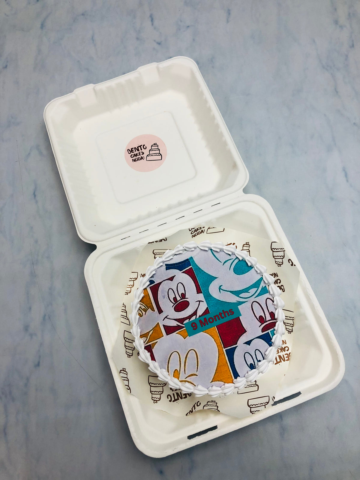 Micky Mouse Attractive Bento Cake