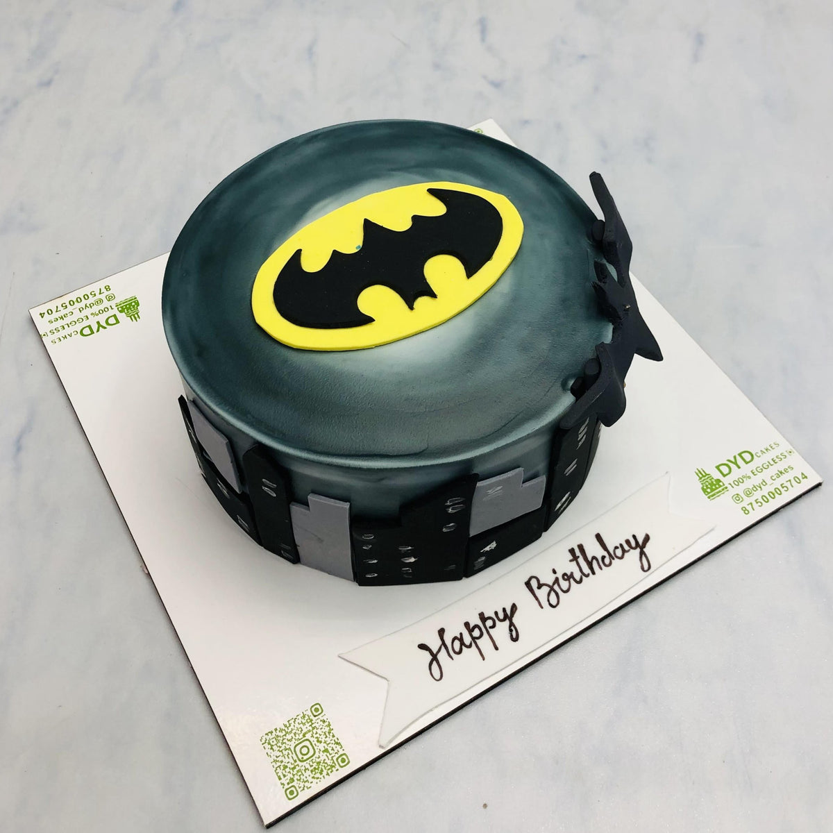 Batman Vintage Black Cake