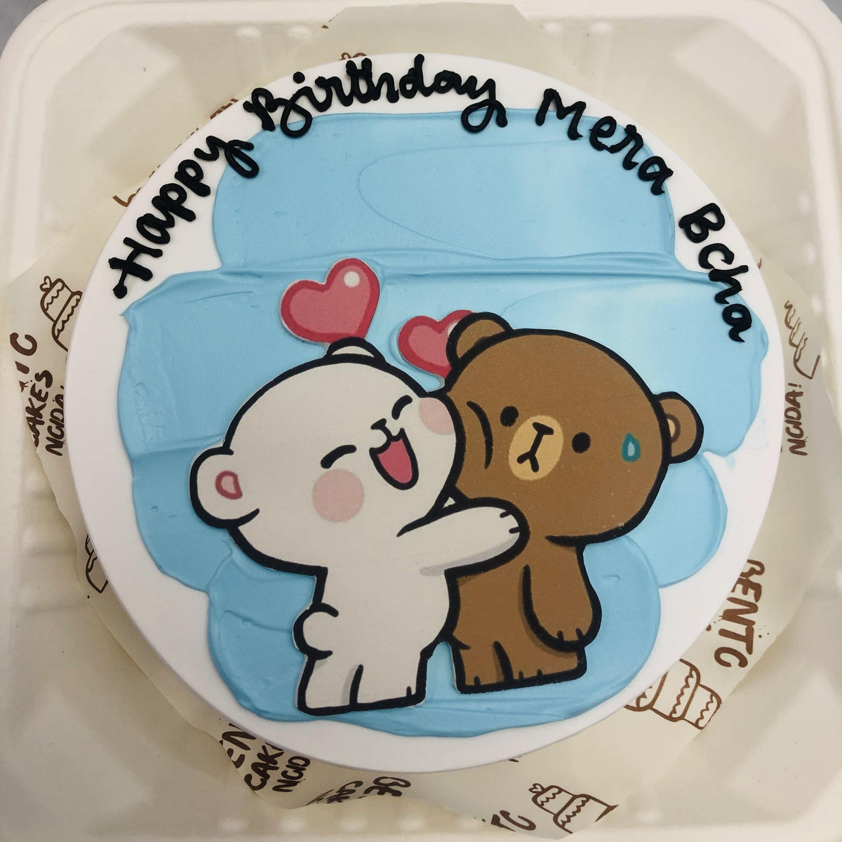 Bubu Dudu Love Birthday Cake