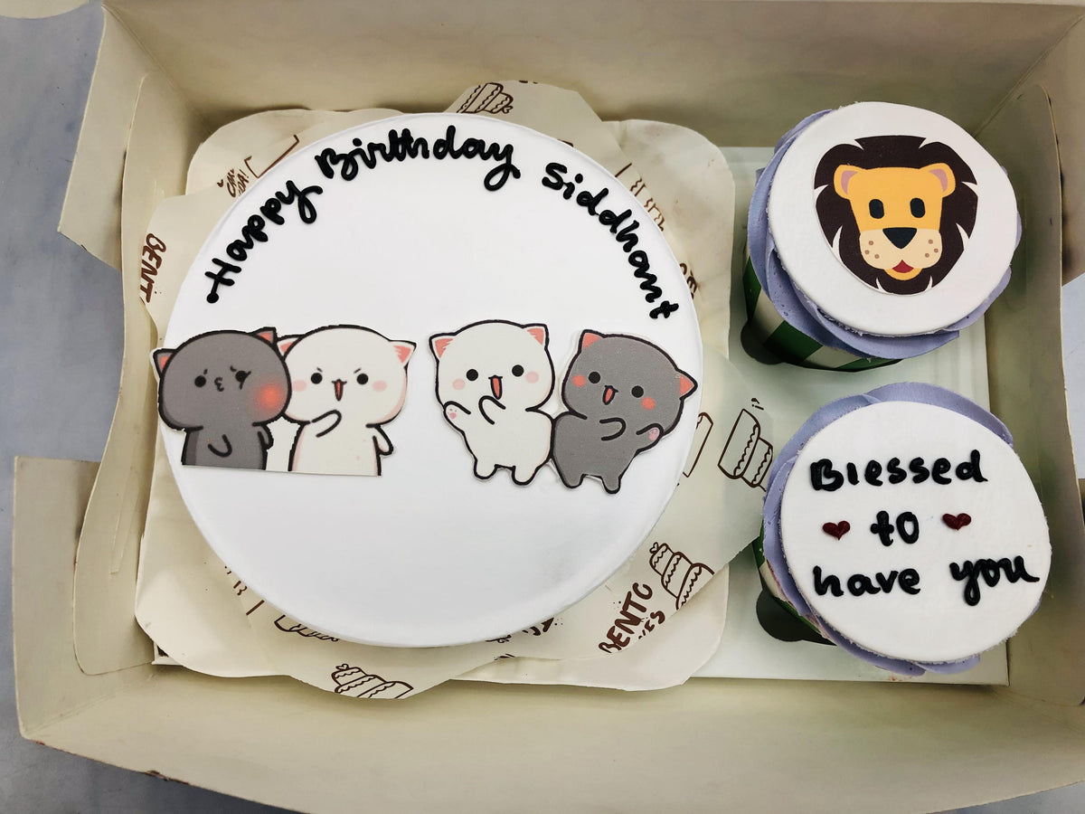 Bubu Dudu & Lion Combo Cake