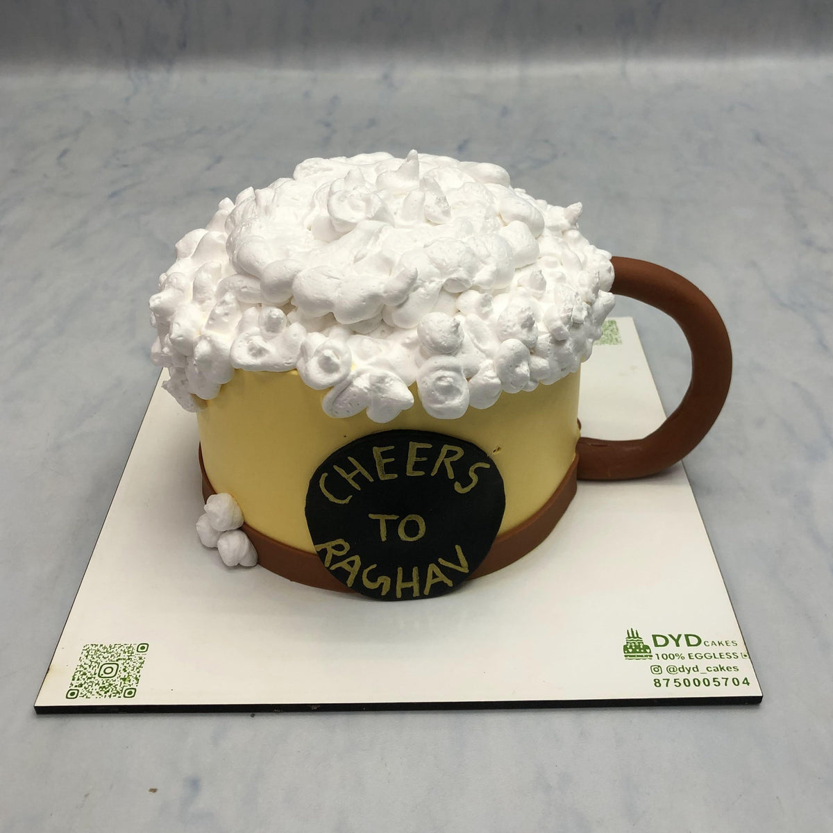 Cheers Mug Theme Cake