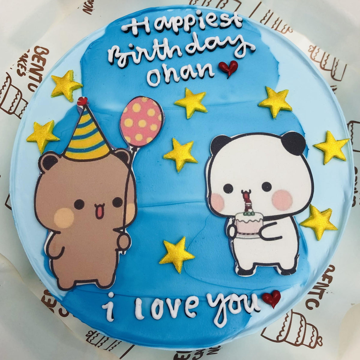 Bubu Dudu Birthday Proposal Cake