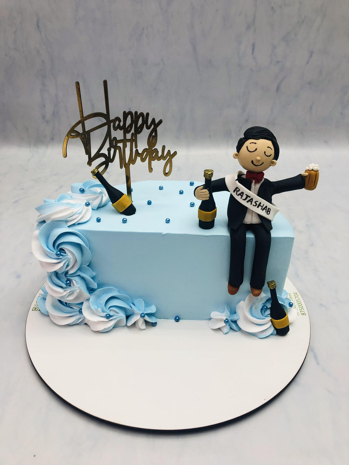 Luxurious Men's Birthday Cake