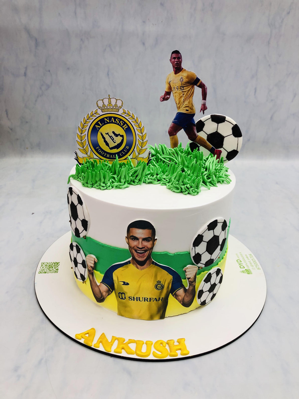 Ronaldo Footballer Theme Cake