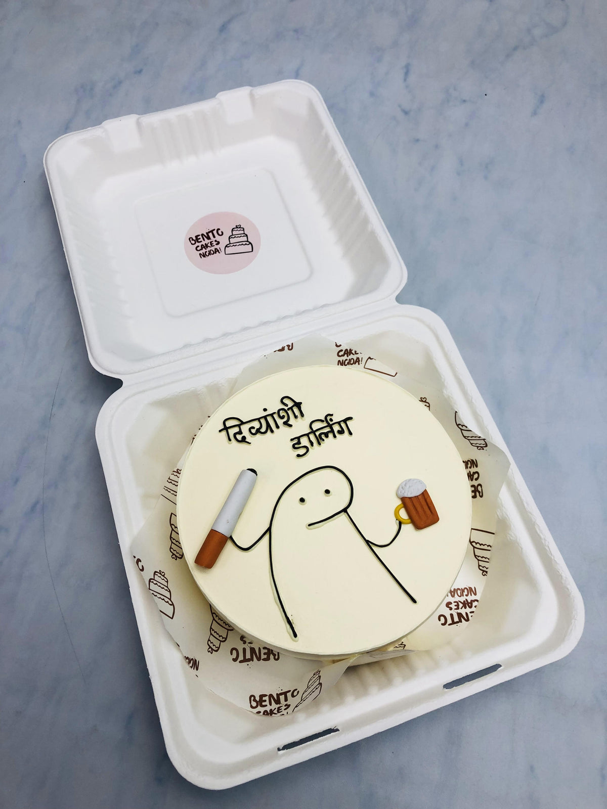 Alcoholic Mimi Bento Cake