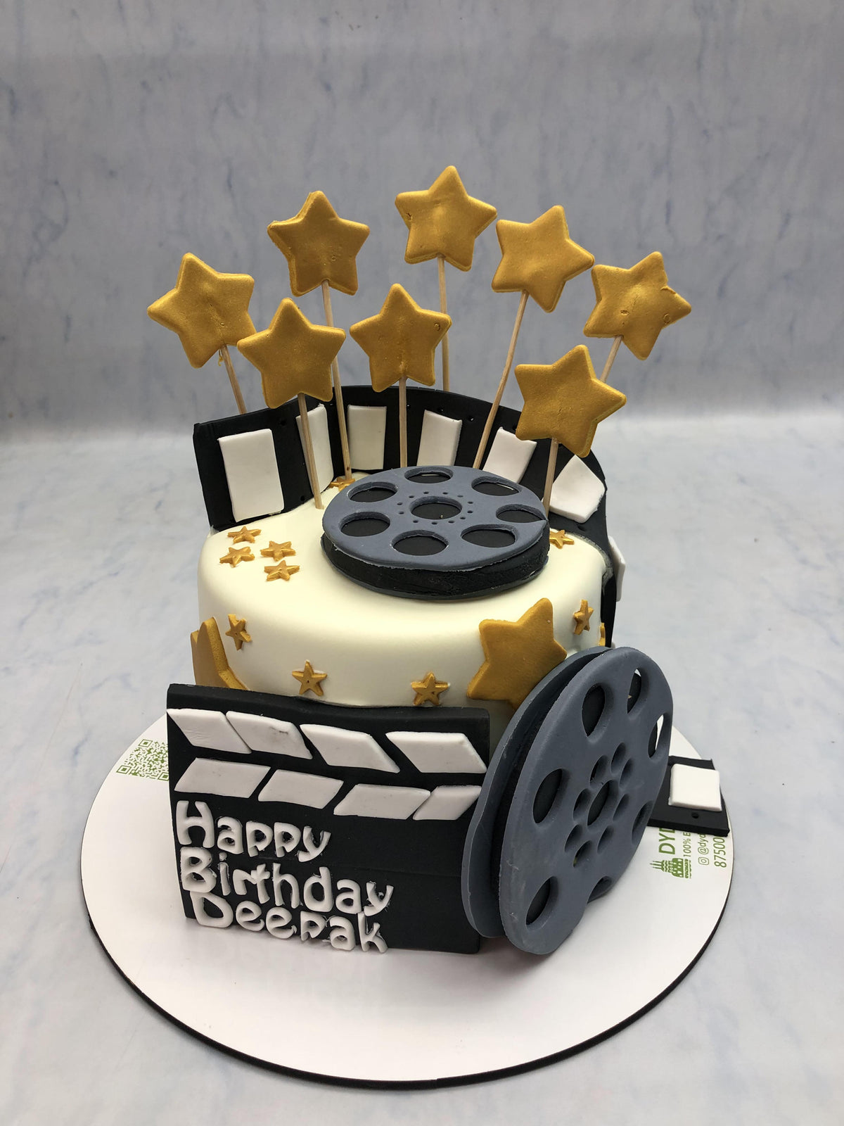 Movie Reel Theme Cake 2