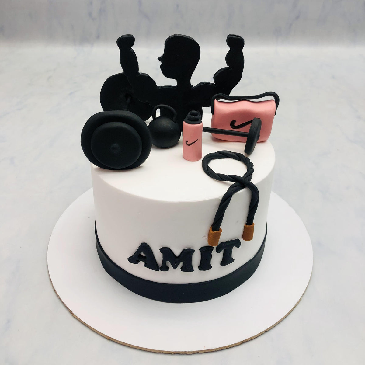 Professional Gymer Theme Cake