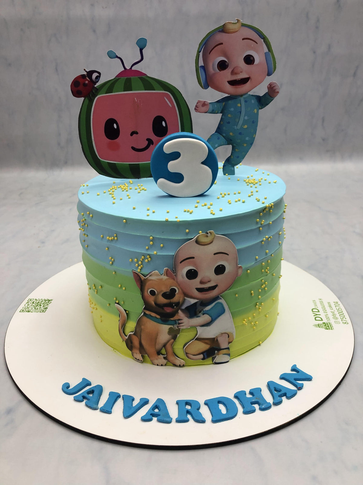 Coco melon Theme Kids Birthday Cake