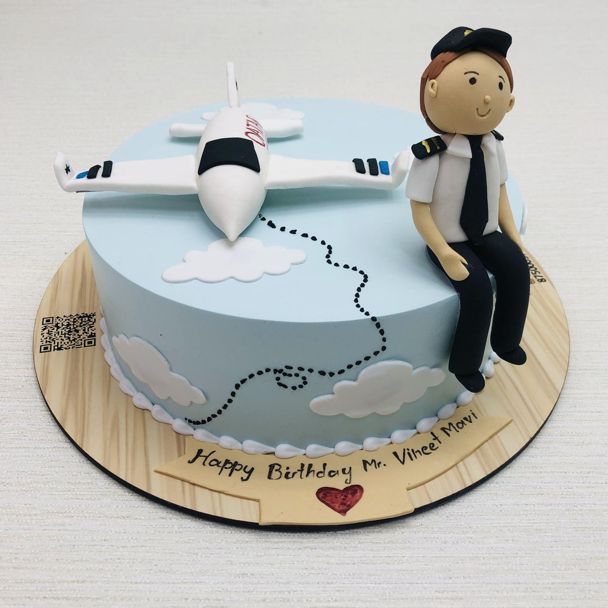 Ship Captain Theme Blue Cake