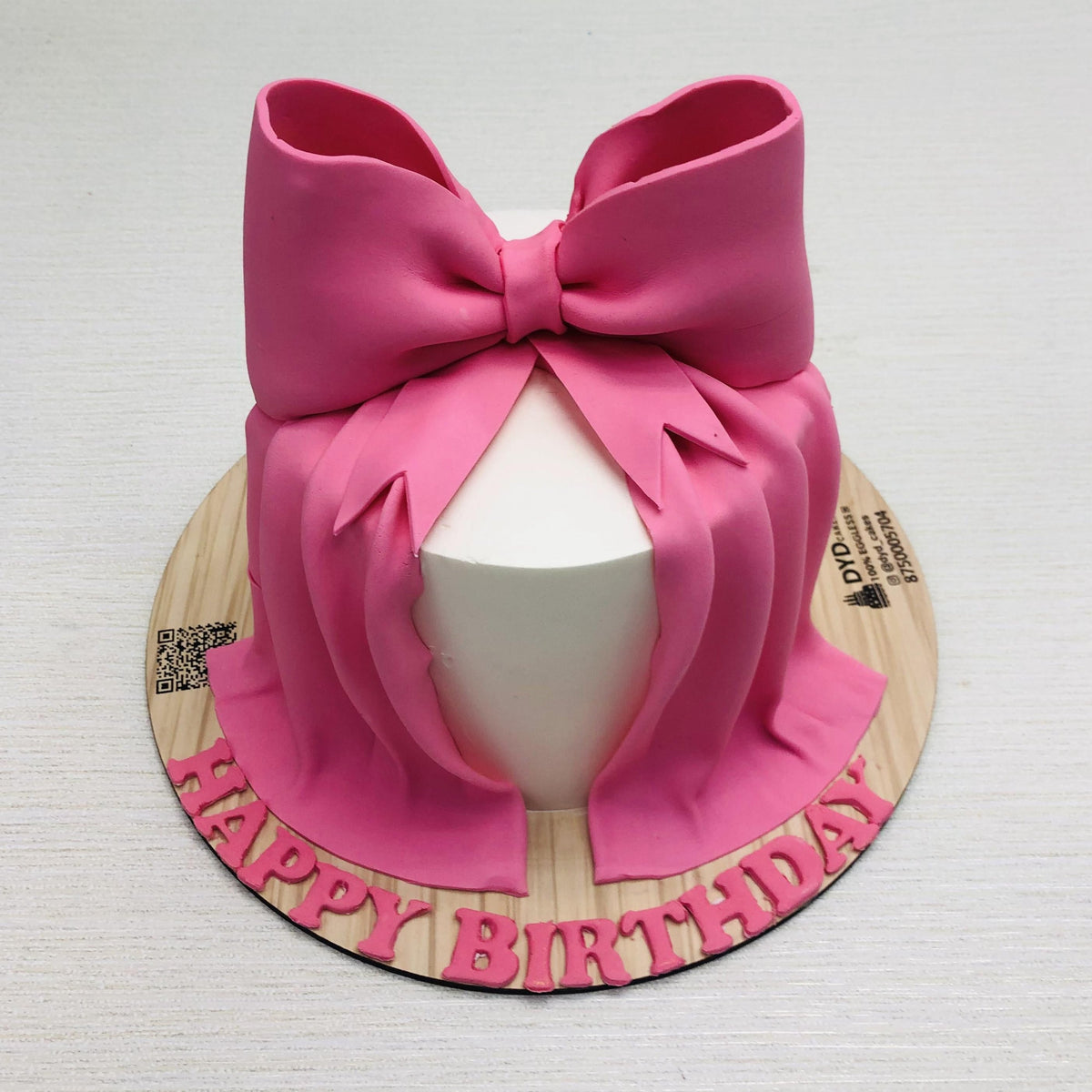 Pretty Pink Girls Birthday Cake