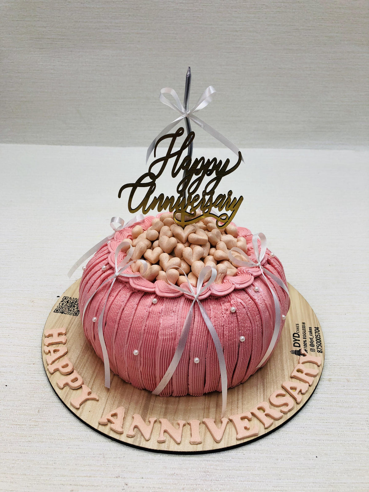 Hearts Filled Designer Cake