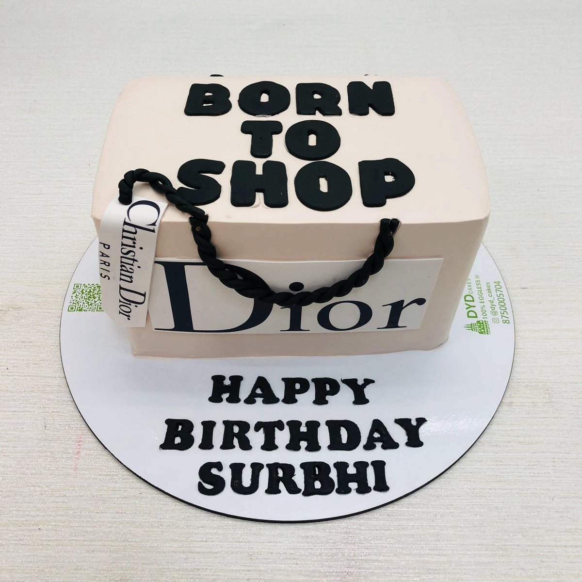 Born To Shop Theme Cake