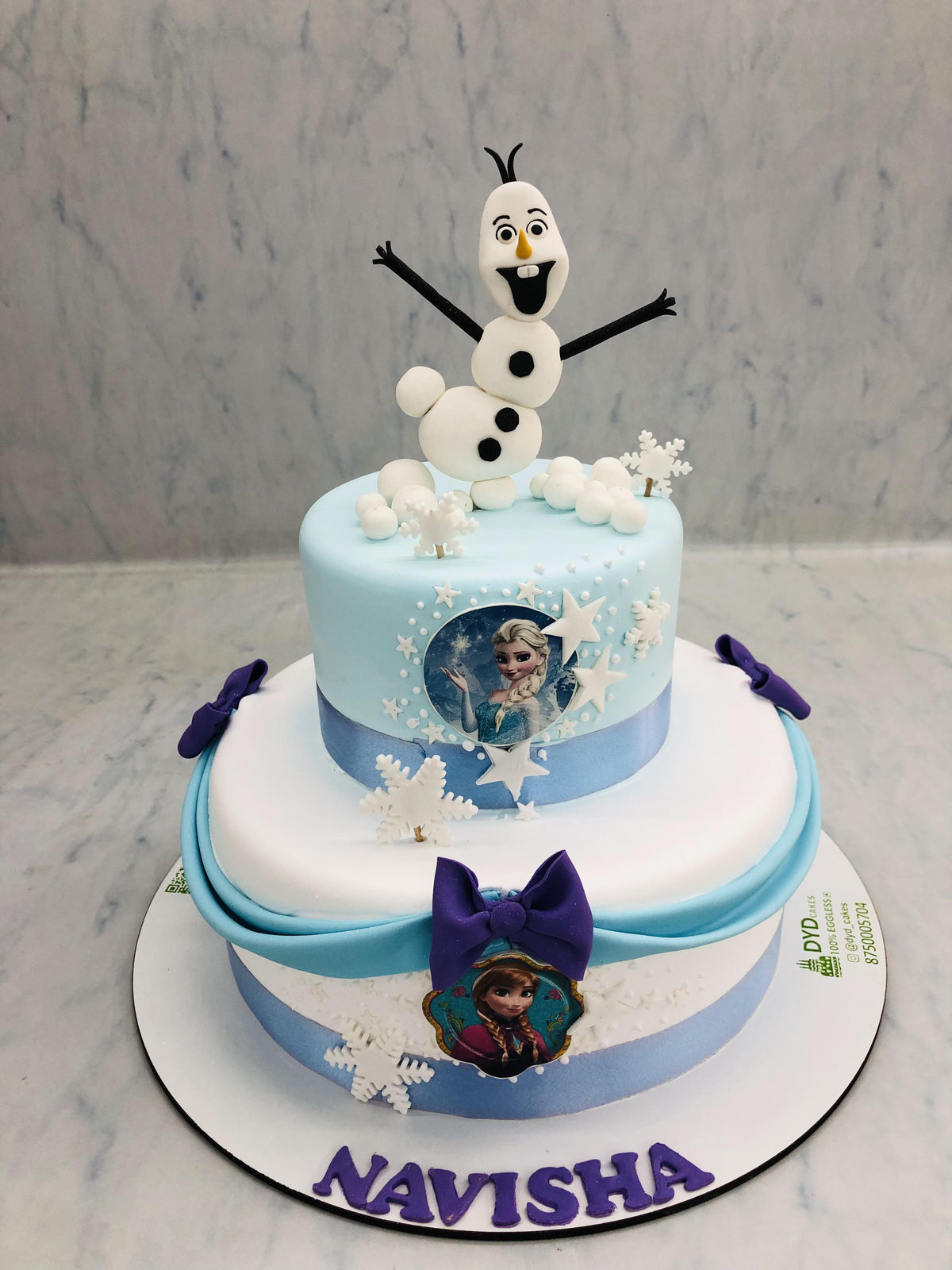 Frozen Elsa Theme Cake