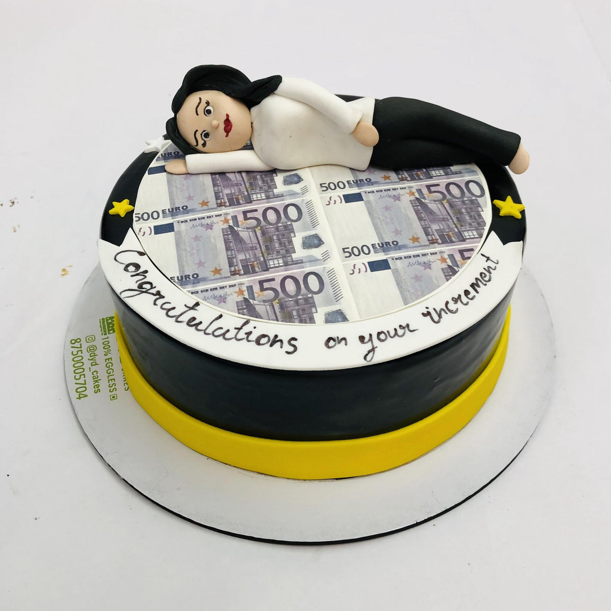 Money Lover Girl Black Cake