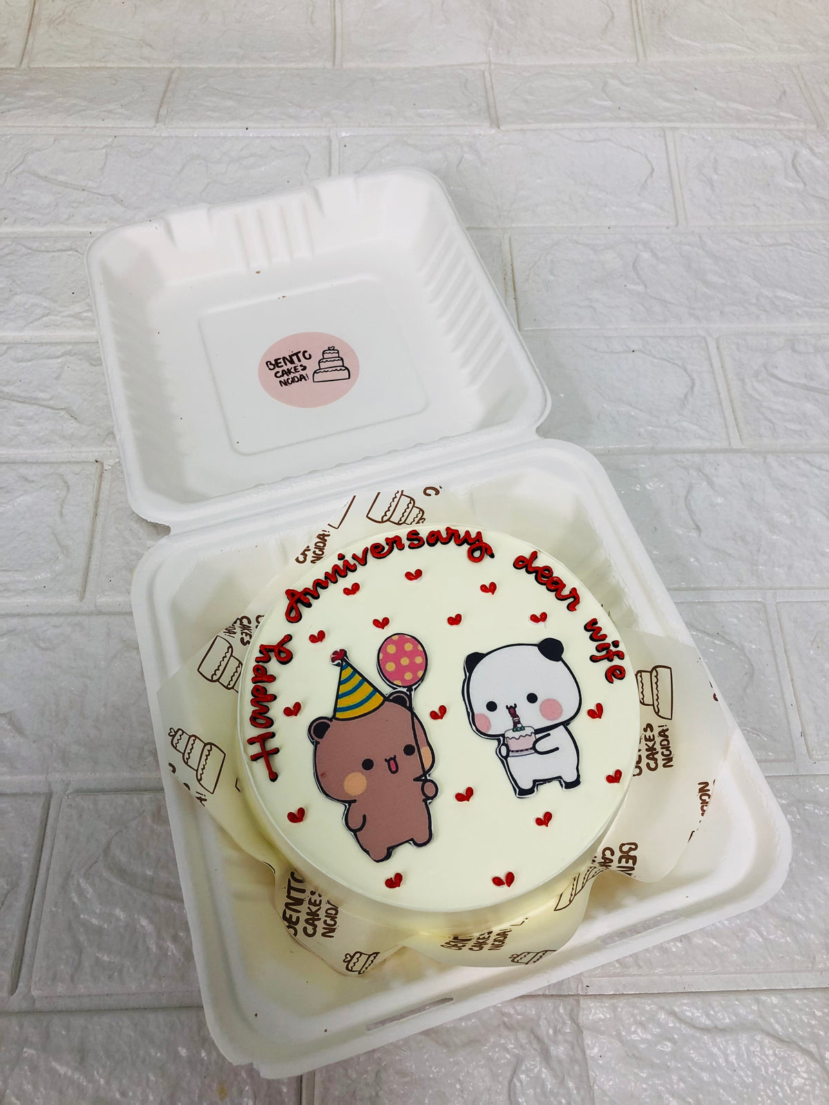 Bubu Dudu Theme Anniversary Bento Cake