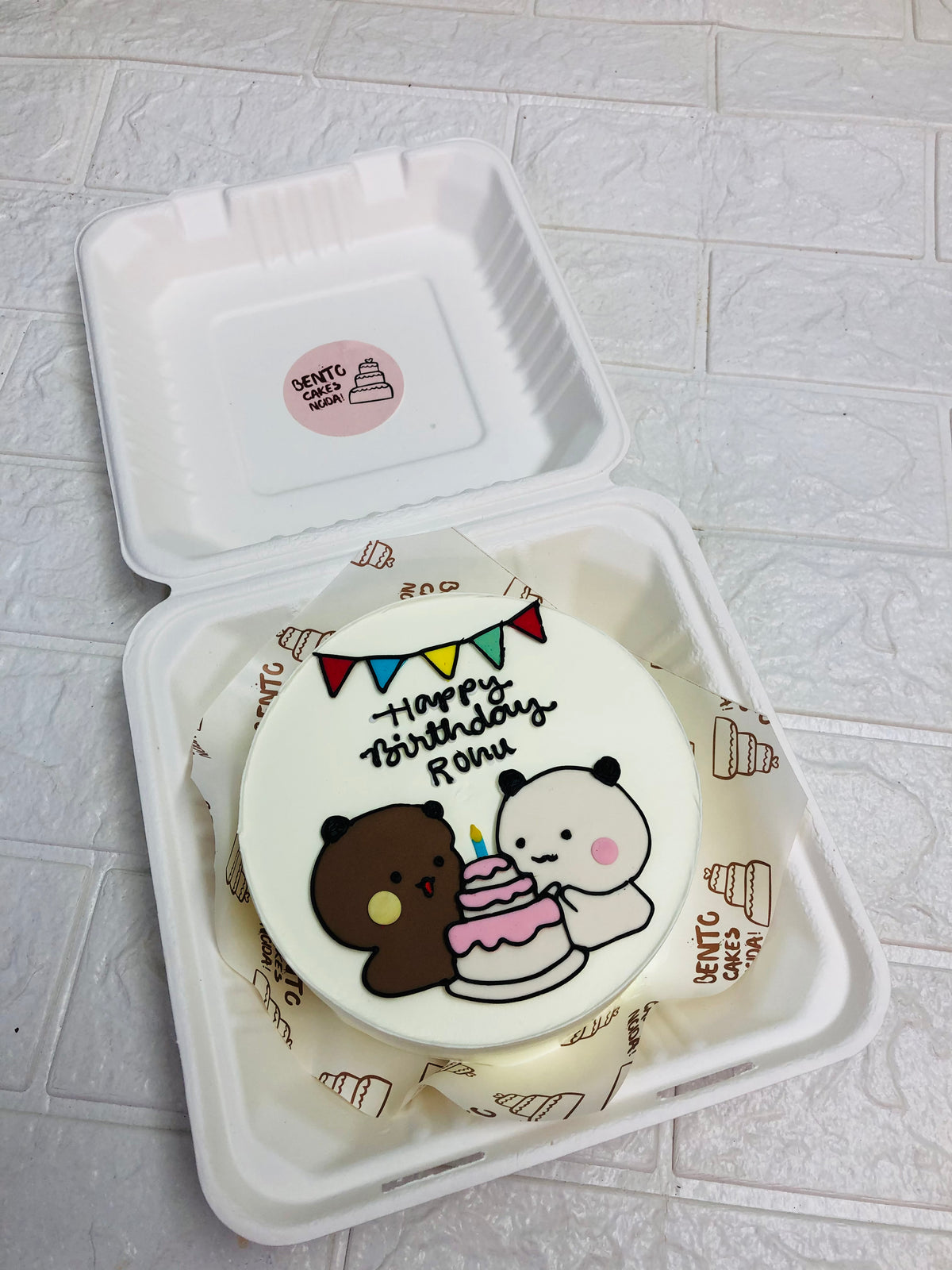 Bubu Dudu Birthday Theme Bento Cake