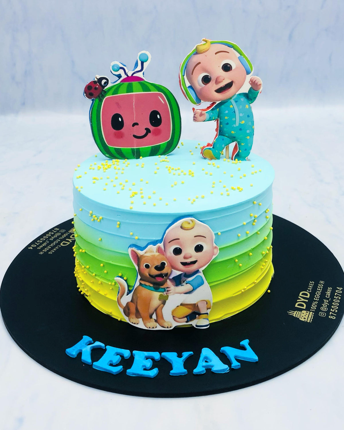 Coco melon Kids Playing Cake