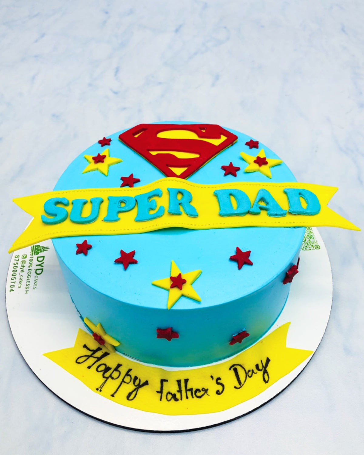 Super Daddy Theme Cake 2