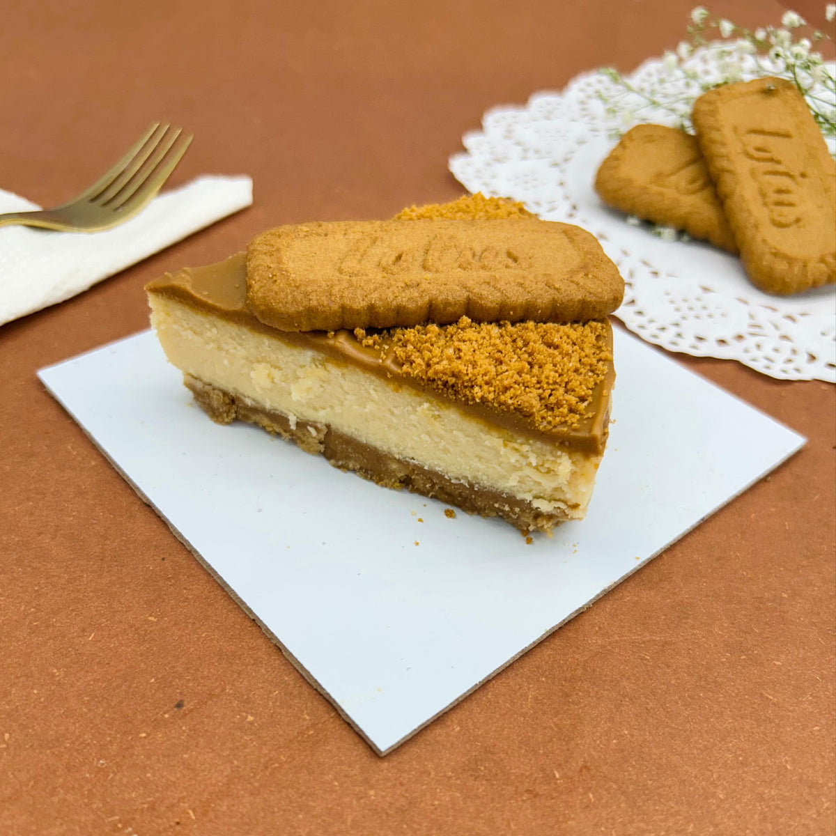 Biscoff Cheesecake Slice