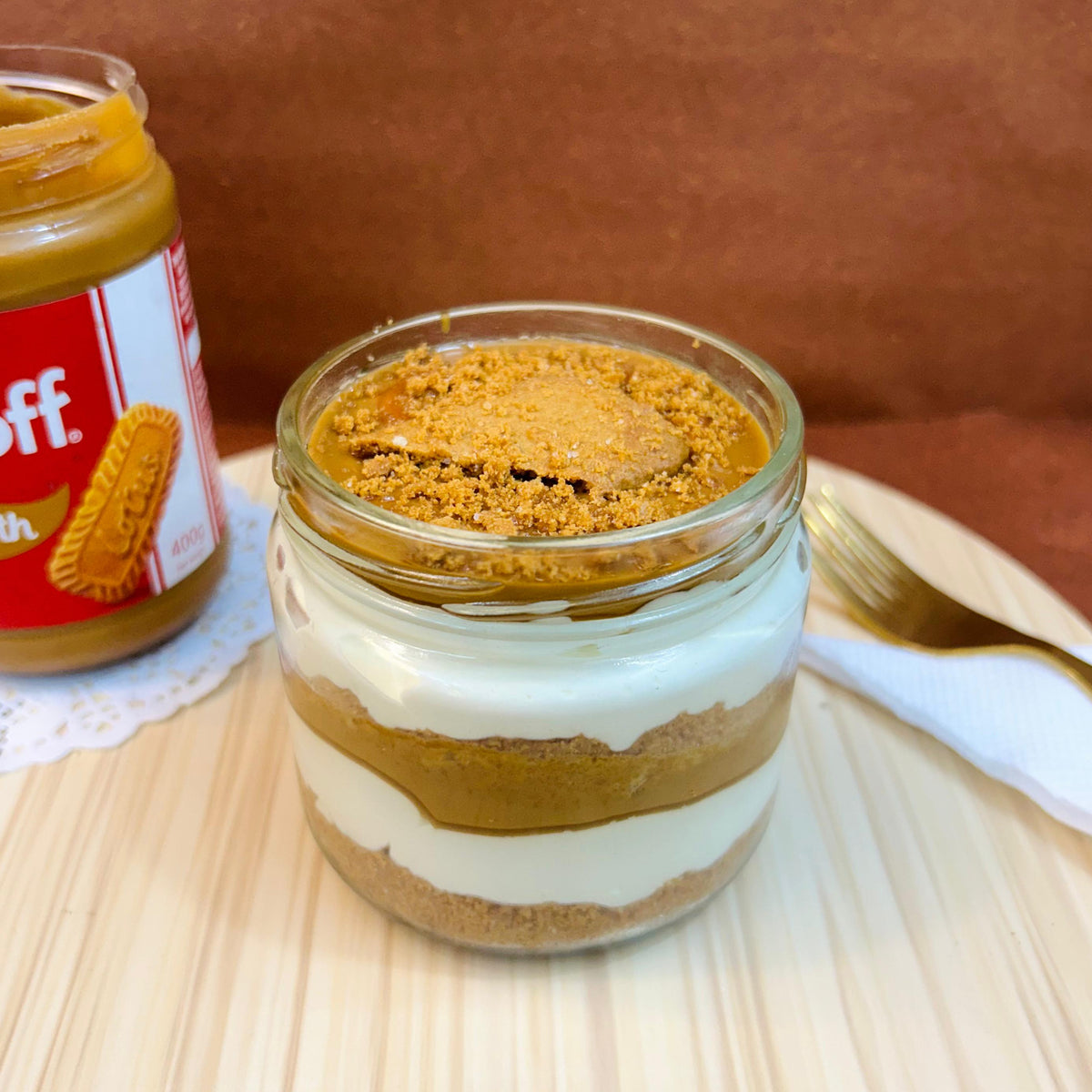 Biscoff Cheesecake Jar